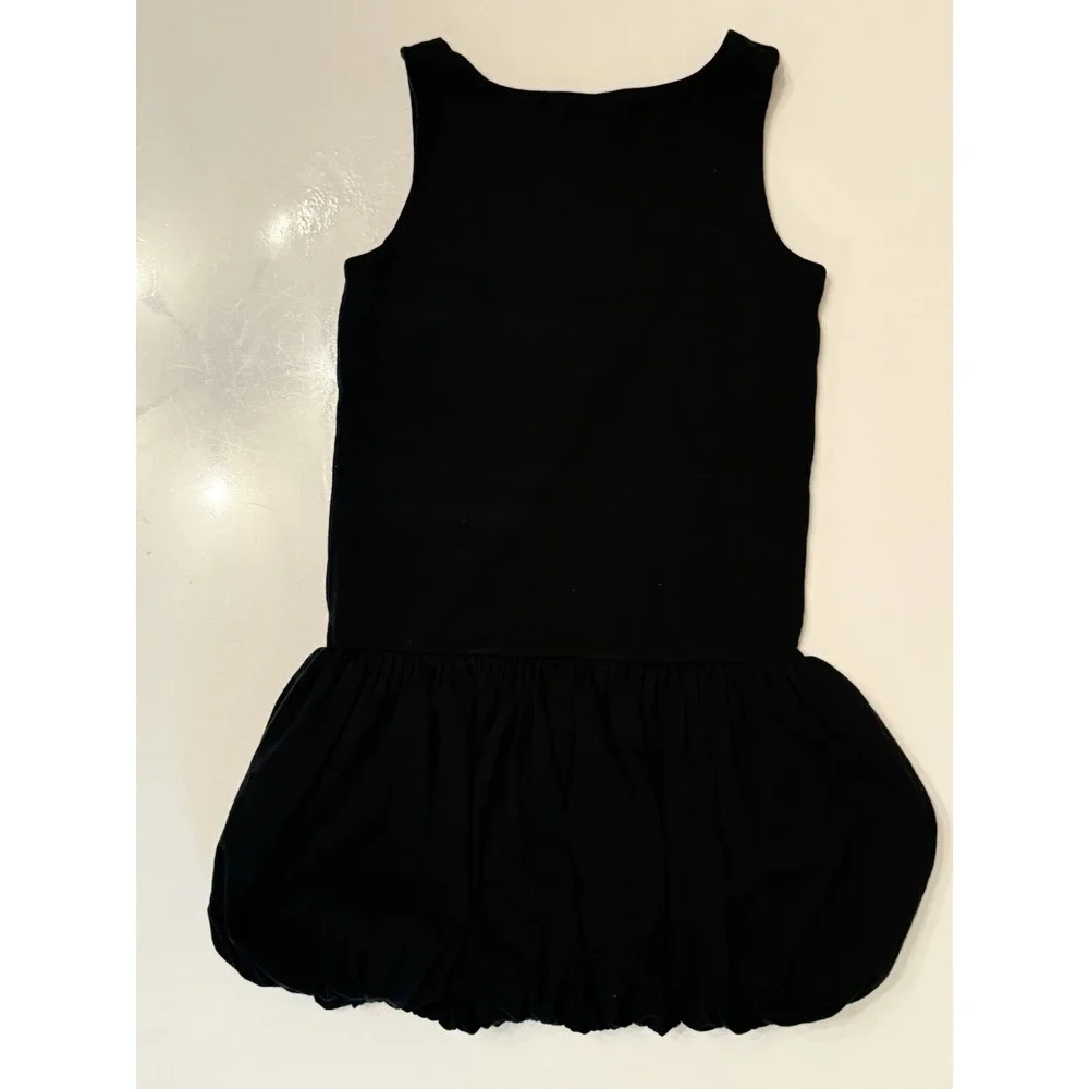 Ralph Lauren girl's size 6 black bubble hem dress pullover school